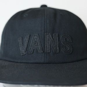 Vans Flat Bill Leather Strap Back Hat